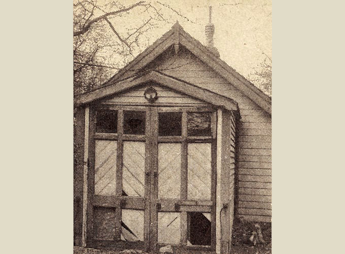 Fire Engine shed at The Anchorage